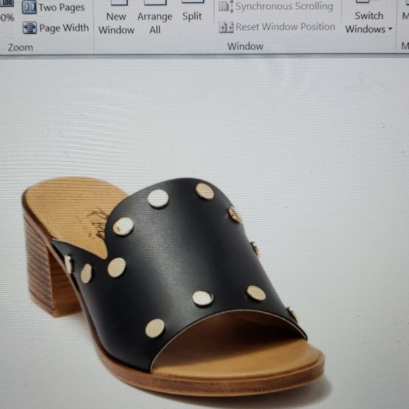 New Rebels Nadia Block Heel Mule - Picture 7 of 8